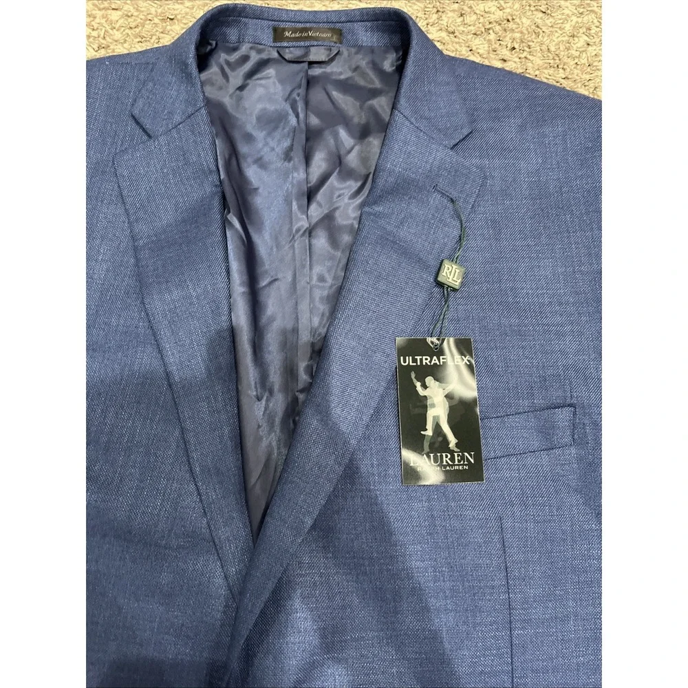 Men's Ultraflex Ralph Lauren‎ Blue Blazer (1883)